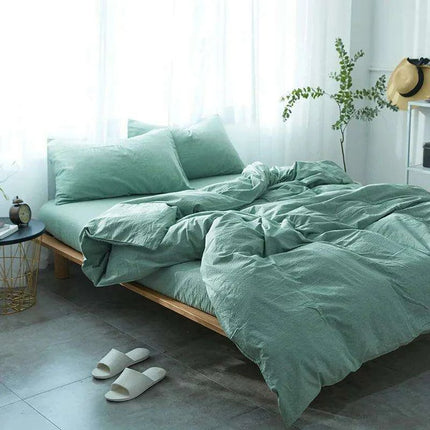 Modern Simple 100% Cotton Duvet Cover Set - Très Elite