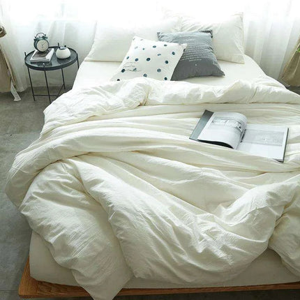 Modern Simple 100% Cotton Duvet Cover Set - Très Elite