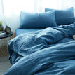 blue / Twin Size 3pcs / Flat Bedsheet