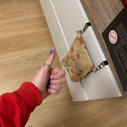 Modern Stainless Steel Towel and Essentials Storage Rack