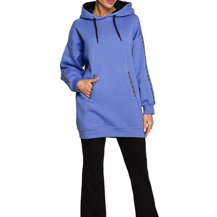 Moe Logo Cozy Fleece Tunic Sweatshirt - Très Elite