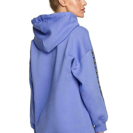 Moe Logo Cozy Fleece Tunic Sweatshirt - Très Elite