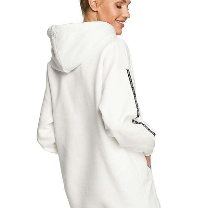 Moe Logo Cozy Fleece Tunic Sweatshirt - Très Elite