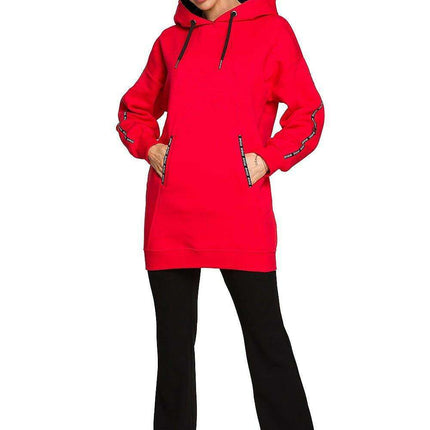 Moe Logo Cozy Fleece Tunic Sweatshirt - Très Elite