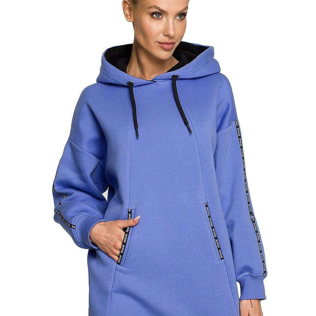 Moe Logo Cozy Fleece Tunic Sweatshirt