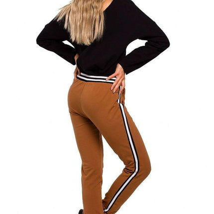 Moe Women's Stylish Jogger Pants with Trendy Ribbed Cuffs - Très Elite