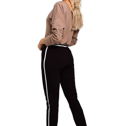 Moe Women's Stylish Jogger Pants with Trendy Ribbed Cuffs - Très Elite