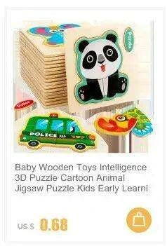 Montessori Interactive 3D Wooden Puzzle - Engaging Learning Toy for Young Adventurers - Très Elite