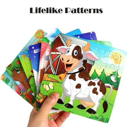 Montessori Interactive 3D Wooden Puzzle - Engaging Learning Toy for Young Adventurers - Très Elite
