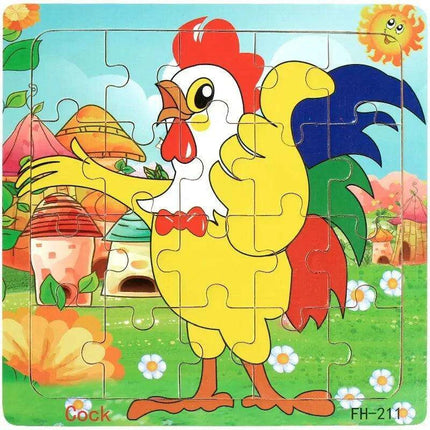 Montessori Interactive 3D Wooden Puzzle - Engaging Learning Toy for Young Adventurers - Très Elite
