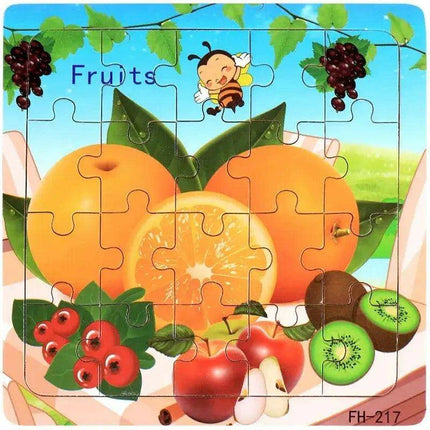 Montessori Interactive 3D Wooden Puzzle - Engaging Learning Toy for Young Adventurers - Très Elite