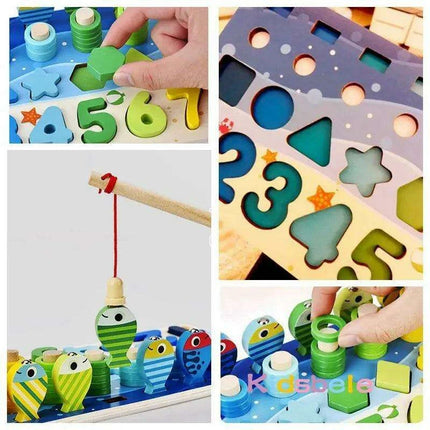Montessori Math Fishing Puzzle Game - Engaging Educational Toy Set for Early Learners - Boost Skills & Inspire Imagination - Très Elite