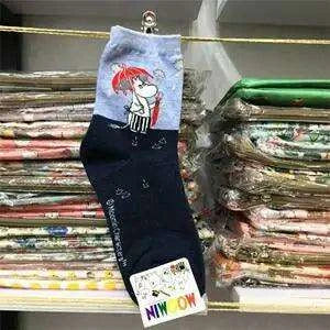 Moomin Chic Cotton Sock Slippers for Trendy Women