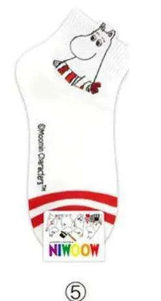 Moomin Chic Cotton Sock Slippers for Trendy Women