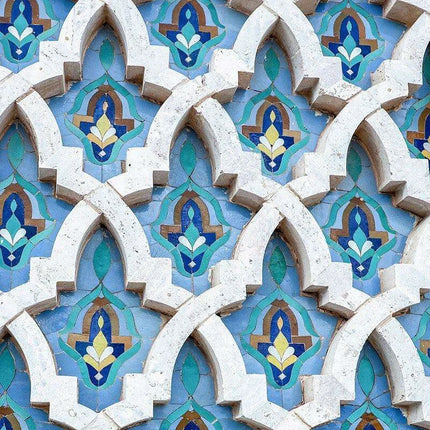 Moroccan Coastal Serenity Canvas Art - Enrich Your Space with Bohemian Charm - Très Elite