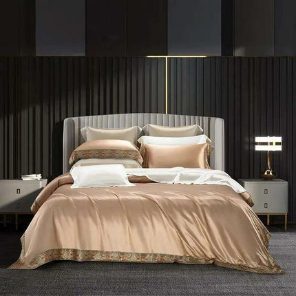 Mulberry Silk &amp; Bamboo 4-Piece Bedding Set