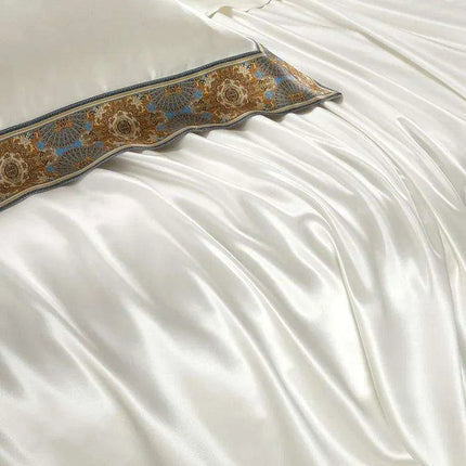 Mulberry Silk &amp; Bamboo 4-Piece Bedding Set