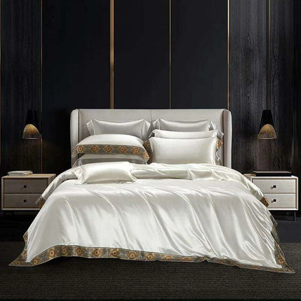 Mulberry Silk &amp; Bamboo 4-Piece Bedding Set