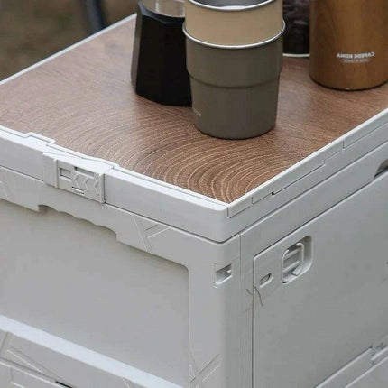 Multi-Functional Outdoor Gear Organizer with Integrated Table Access - Très Elite