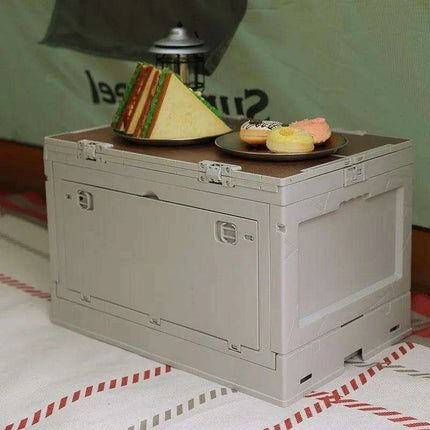 Multi-Functional Outdoor Gear Organizer with Integrated Table Access - Très Elite