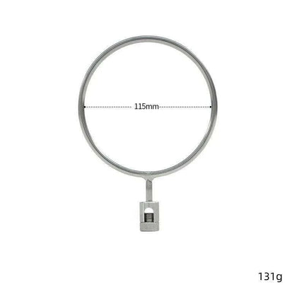 Multi-Functional Stainless Steel Camping Gear Organizer with Built-in Light Stand and Storage Solutions..