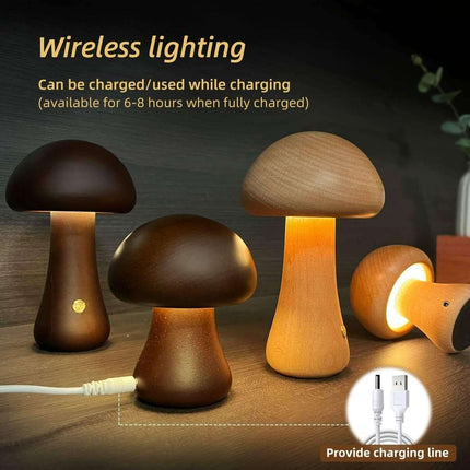 Mushroom Glow: Touch LED Night Light 🕯️✨ - Très Elite