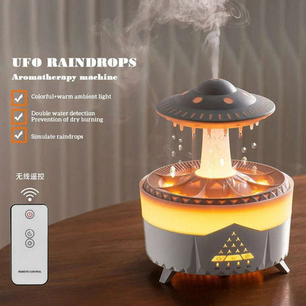 Mushroom Raindrop LED Aromatherapy Humidifier - Très Elite