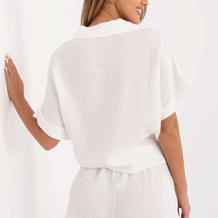 Muslin Womens Shorts Lightweight Cotton For Summer Wear - Très Elite