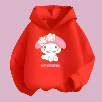My Melody Graffiti Hoodie Outfit for Girls - Adorable Spring/Fall Sweatshirt Set - Très Elite