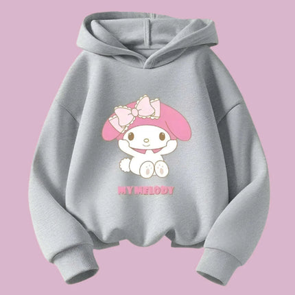 My Melody Graffiti Hoodie Outfit for Girls - Adorable Spring/Fall Sweatshirt Set - Très Elite