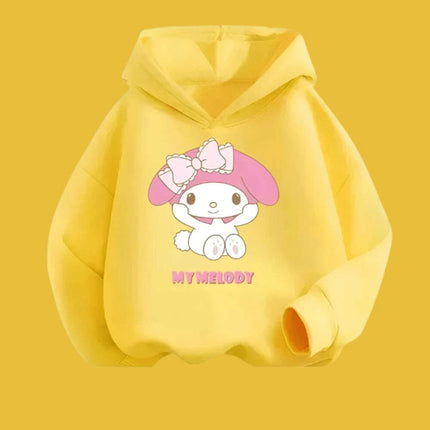 My Melody Graffiti Hoodie Outfit for Girls - Adorable Spring/Fall Sweatshirt Set - Très Elite
