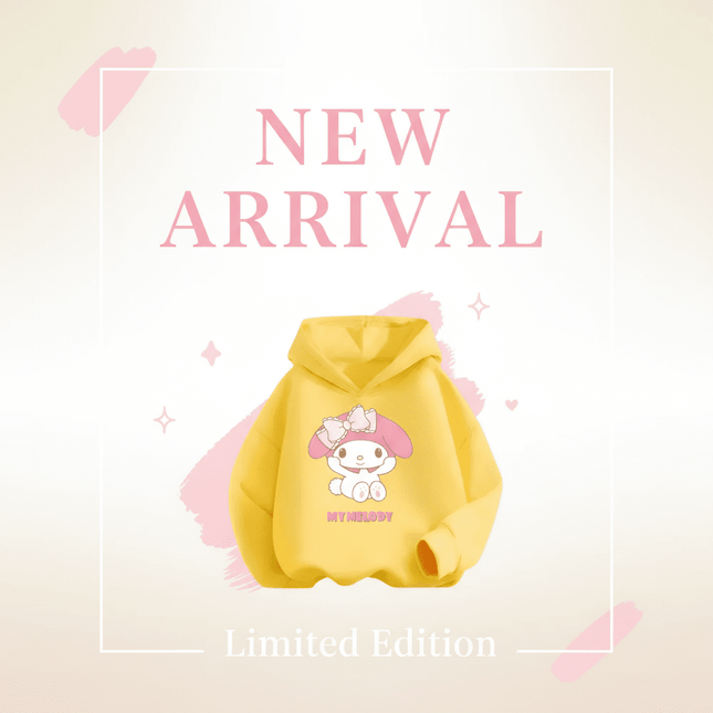 My Melody Graffiti Hoodie Outfit for Girls - Adorable Spring/Fall Sweatshirt Set