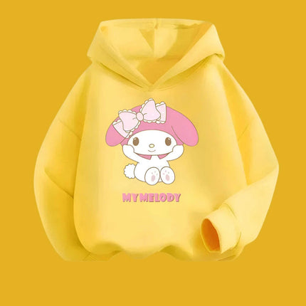 My Melody Graffiti Hoodie Outfit for Girls - Adorable Spring/Fall Sweatshirt Set - Très Elite