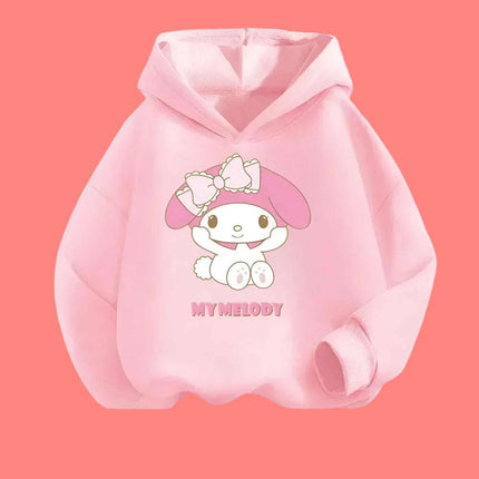 My Melody Graffiti Hoodie Outfit for Girls - Adorable Spring/Fall Sweatshirt Set - Très Elite