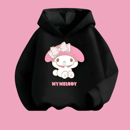 My Melody Graffiti Hoodie Outfit for Girls - Adorable Spring/Fall Sweatshirt Set - Très Elite