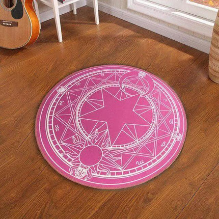 Mystical Pentacle Magic Circle Floor Mat - Très Elite
