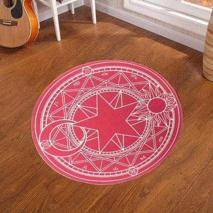 Mystical Pentacle Magic Circle Floor Mat - Très Elite