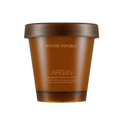 NATURE REPUBLIC Argan Oil Deep Conditioning Hair Mask - Ultimate Repair and Hydration Treatment - Très Elite