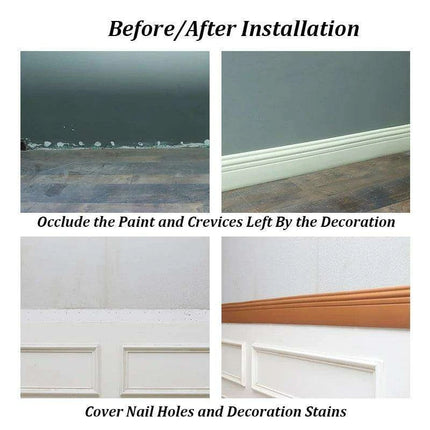 NBR Foam Self-Adhesive Wall Edging for Stylish Protection and Aesthetic Upgrade - Très Elite