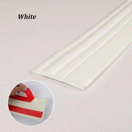 NBR Foam Self-Adhesive Wall Edging for Stylish Protection and Aesthetic Upgrade..