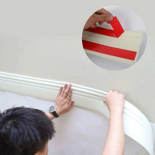 NBR Foam Self-Adhesive Wall Edging for Stylish Protection and Aesthetic Upgrade