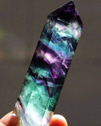Fluorite Energy Wand - Embrace Positivity and Natural Beauty with Every Touch