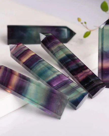 Fluorite Energy Wand - Embrace Positivity and Natural Beauty with Every Touch