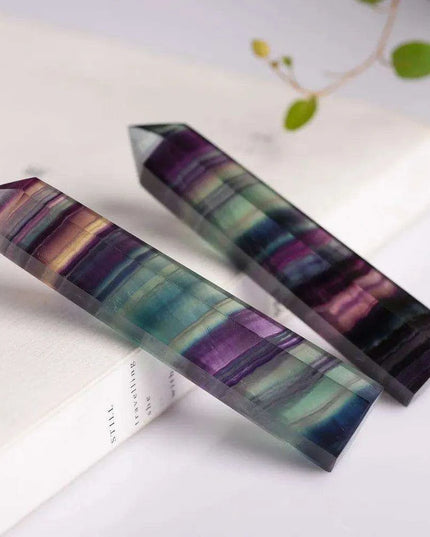 Fluorite Energy Wand - Embrace Positivity and Natural Beauty with Every Touch