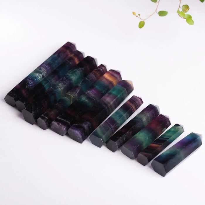 Fluorite Energy Wand - Embrace Positivity and Natural Beauty with Every Touch