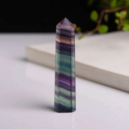 Fluorite Energy Wand - Embrace Positivity and Natural Beauty with Every Touch
