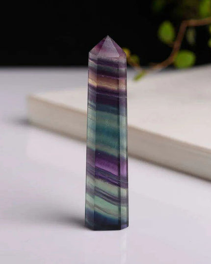 Fluorite Energy Wand - Embrace Positivity and Natural Beauty with Every Touch