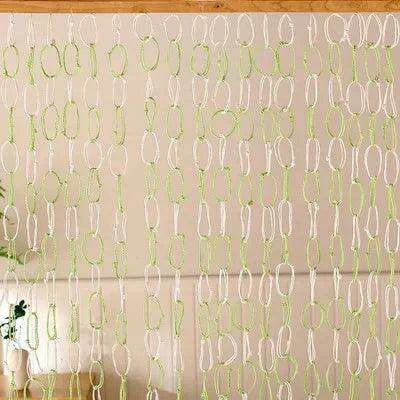 Natural Handmade Corn Straw Room Divider - Eco-Friendly Reed Curtain Screen - Très Elite