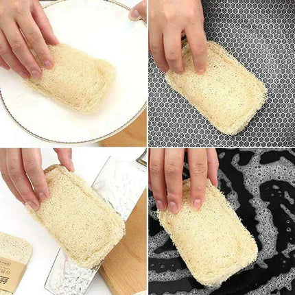 Natural Loofah Kitchen Scrubber for Eco-Conscious Cleaning - Très Elite