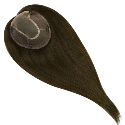 Natural-Looking 6x7 Inch Virgin Human Hair Toppers for Effortless Coverage- Très Elite- Très Elite